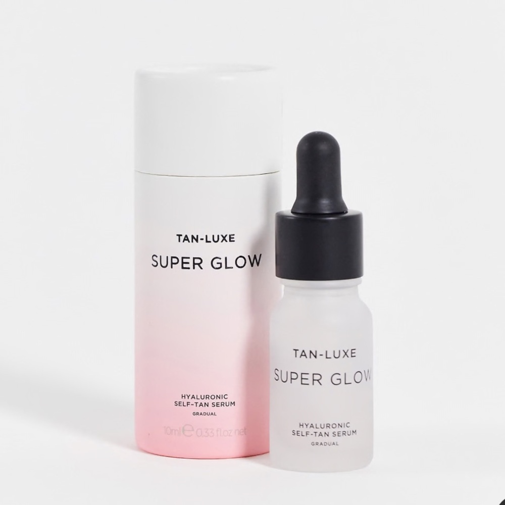 Tan-Luxe Super Glow Hyaluronic Self-Tan Serum Gradual Glow Hydrating Formula NWT